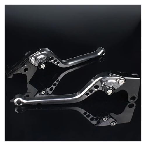 Leviers de frein et d'embrayage en aluminium 3D noir pour moto Hyosung GT125