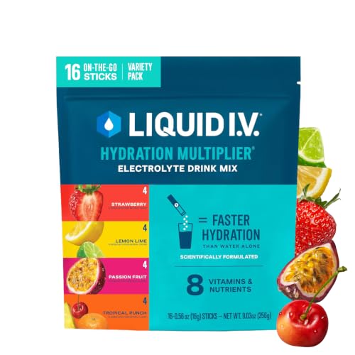 Heatwave Safety Tips: How to Stay Cool and Prepared When Temperatures Soar Liquid I.V. Electrolyte Powder, Signature Variety Pack, 16 Count