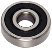 Peer Bearing 6203-2RLD-C3 6200 Series Radial Bearings, C3 Fit, 17 mm ID, 40 mm OD, 12 mm Width, Double Lip Seal