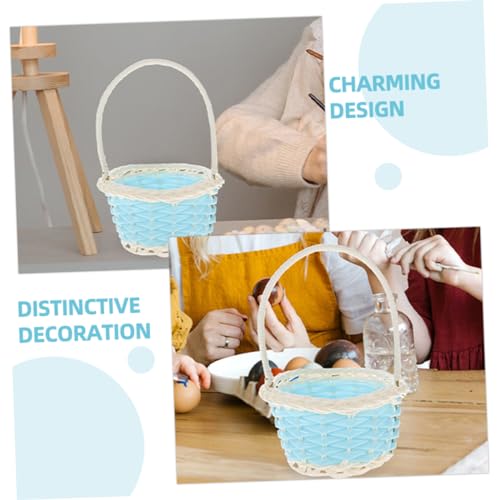 Mini panier plastique PP pour décoration table de baby shower