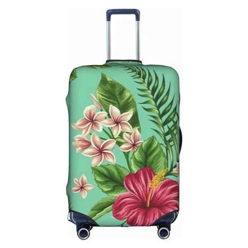 Housse de protection motif tropical blanc grand format en polyester