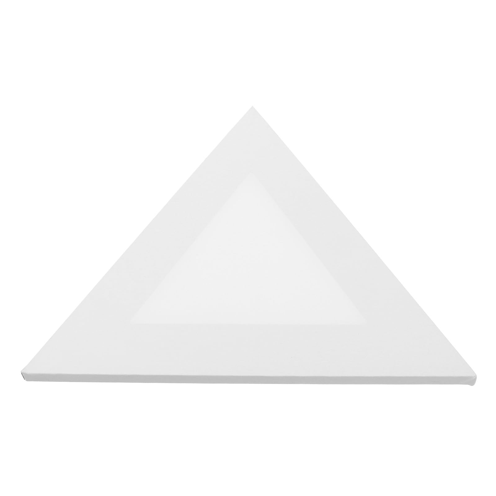 Panneau de peinture fiable Gatuida en toile et bois de forme triangle