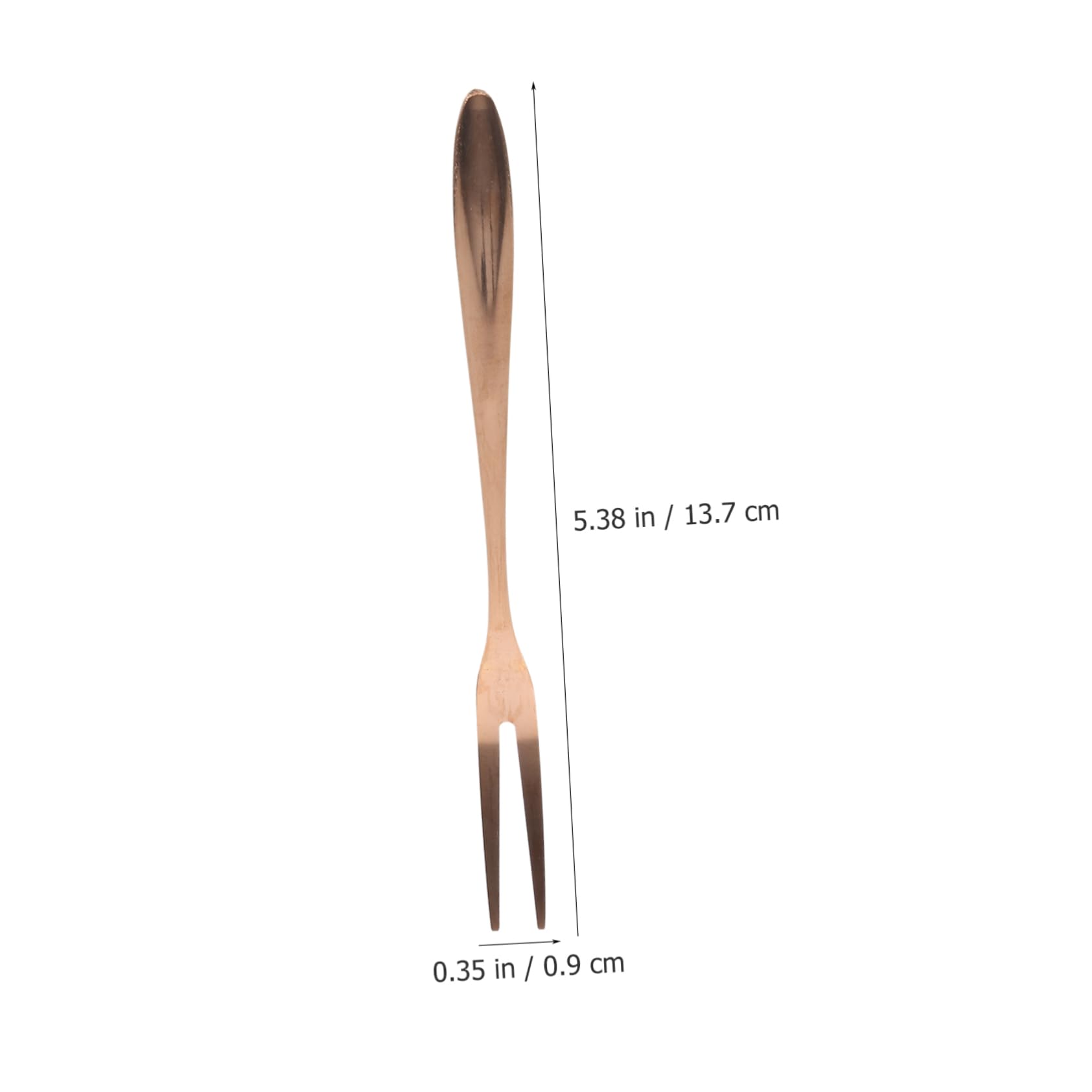 DECHOUS Lot De 3 Fourchettes À Fruits Élégantes En Acier Inoxydable 2 Dents Réutilisables Pour Dessert Salade Hôtel Karaoké Bar Fête 10 Pièces X 3