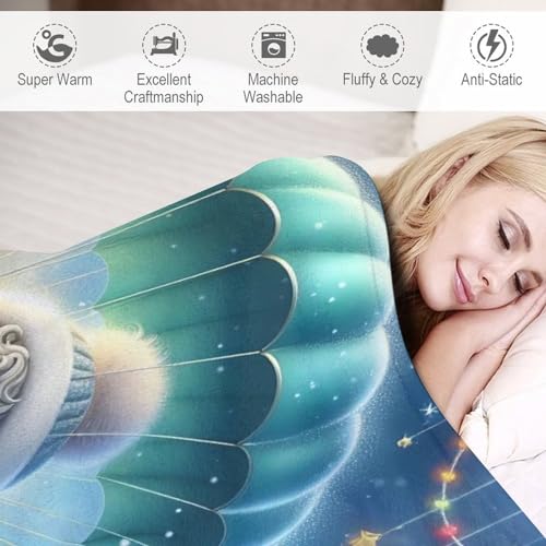 Couverture lit confortable Petit Ange Mignon chaude et lavable - 4