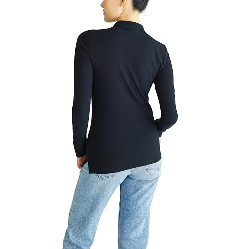 AEROPOSTALE Women's Aero Uniform Polo Long Sleeve4