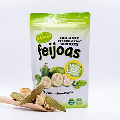 New Zealand Organic Freeze-Dried Feijoa Pineapple Guava Wedges Gluten-Free - | 25g | 0.9oz