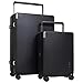 M&A 2-teiliges Lakewood TSA-Lock Trolley Spinner Gepäck-Set, schwarz (Schwarz) - MA-98302-001