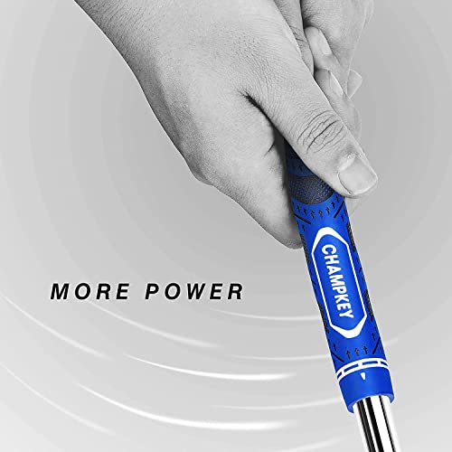 Image of Champkey MCS Golf Grips Set of 13 (5 Oz Solvent,Blade,15 Tapes & Vise Clamp Available)-Choose Between 13 Grips & All Repair Kits and 13 Grips & 15 Tapes