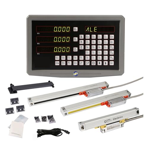 LIAMOS SDS6-3V Metal Case 3 Axis Lathe Milling Digital Readout miniatura 2