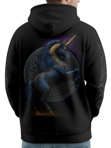 Image of PAGYMO Graphic Hoodies for Men Funny Novelty Pullover Hooded Sweatshirt
