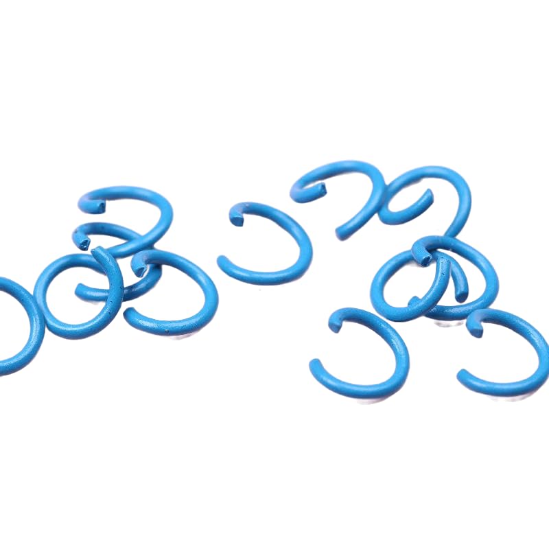 6/8/10 mm, 4000–10000 Stück, runde O-Ringe aus Metall, Legierung, offene Biegeringe, Metallverbindungsringe, Schmuck-Spaltringe, Verbindungsstücke für die Schmuckherstellung