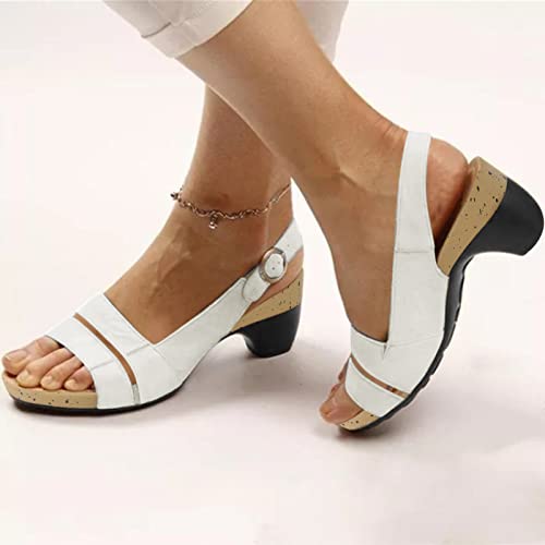 Comfy Orthotic Sandals, Sandals Women Low Heels, Women's Breathable Sandals Open-Toe, Orthopedic Sandals for Women2