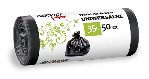 Stella 35 - Bolsas de basura (50 unidades, HDLD), color negro