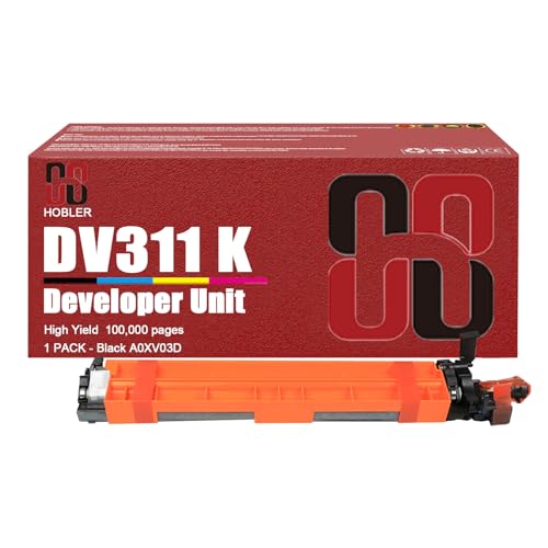 OVINDA DV311 Developer Unit Compatible for Konica Minolta DV-311 A0XV03D A0XV0KD A0XV0ED A0XV08D Developer Unit Work for Bizhub C220 C280 C360 C7722 C7728 Printers 1 Black Pack
