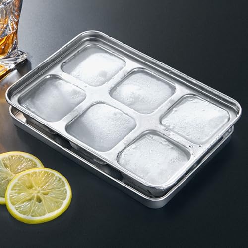 Molde de cubitos de hielo de acero inoxidable miniatura 4