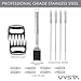 Vysta 21 Piece Grill Accessories Tools Set - BBQ Utensils with Carrying Case - Stainless Steel Outdoor Cooking Grilling - Barbeque Kit Includes Brushes, Flat Spatula, Barbecue Scraper and Meat Tongs
