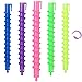 40 Pack Spiral Hair Perm Rod, Hairdressing Spiral Hair Perm Rod, Styling Spiral Hair Perm Rod, Long Plastic Spiral Hair Perm Rod, Spiral Curling Perm Rod, Styling Barber Salon Tool (5.98 x 0.47 Inch)