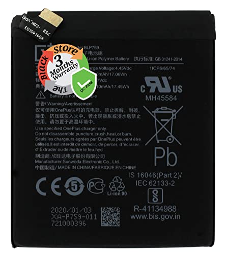 Image of The Black Store Original Battery For Oneplus 8 Pro Battery Blp759