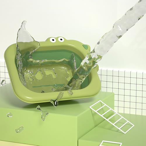 Miniatura 7 de Dmuzsoih 2.5l 32 26 10cm Lavabo Plegable Para Bebé, Cuencos De Lavado Plegable Para Niños, Bañeras Gruesas Para Recién Nacidos