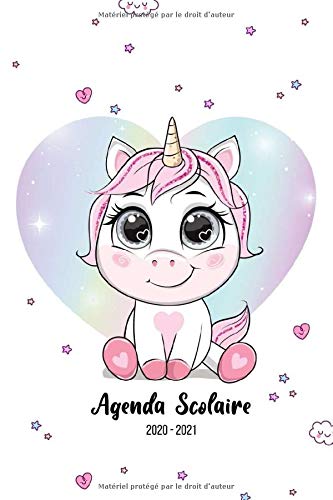 Télécharger Agenda scolaire 2020 2021: Agenda Scolaire Journalier Licorne | Primaire - Collège - Lycée | Etudi Livre eBook France