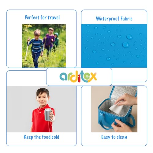 ARDITEX Kühltasche für Kinder, Minnie Mouse Disney, 22,5 x 15 x 16,5 cm, isoliert und robust, ideal für Picknick, Strand, Schule oder Ausflüge