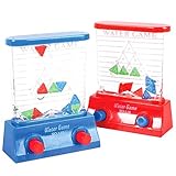 ArtCreativity Triangle Water Game, Set of 2, Handheld Water Game for Kids, Goody Bag Fillers,...