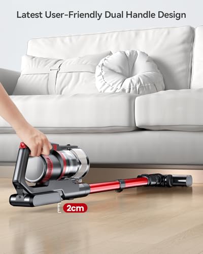 Dsorupa SMARTVAC PRO Cordless Vacuum Cleaner, 45Kpa/550W Stick Vacuum With Led Screen, Max 60Mins Runtime, Newest Dual Handle Wireless Vacuum Cleaners thumb #5