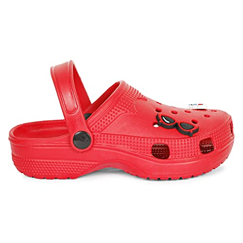 Image of MOZAFIA CHIKU Super Lightweight Cushioned Footbed EVA Sole Pull ON Washable Clogs for Kids