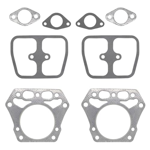 Head Gasket Repair Kit Fit for Kawasaki FH680V 23hp FH721V 25hp Engines Gasket Rebuild Kit Replace 11004-7006 11060-7013 11060-7016 11060-7011