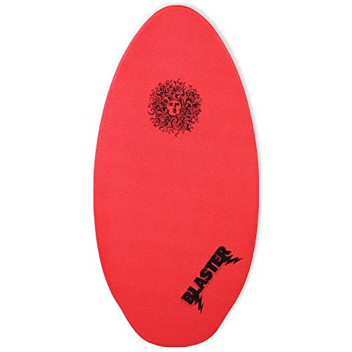 KONA SURF CO. Blaster Wood Skimboard for Kids and Adults in Red/White sz:41in