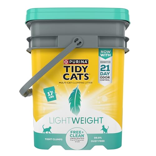 Purina Tidy Cats Arena para Gatos Ligera, Libre y Limpia