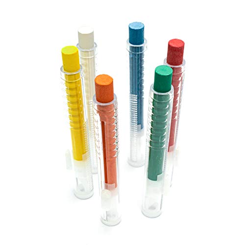 Weimy Dustless Pushable School Chalk Non-Toxic Colored Chalk 1.0Mm Tip Art Tool For Chalkboard Blackboard Kids Children Drawing Writing, 24 Pack (24Colorful) #TOP4