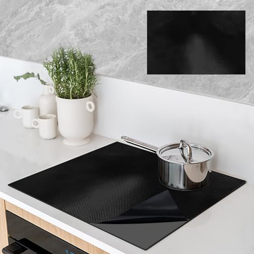 52x60cm Alfombrilla Protectora para Placa Inducción Reutilizables Protector Placa Induccion (magnética) Anti-Rasguños Antideslizantes Resistente al Calor para Placa de Inducción