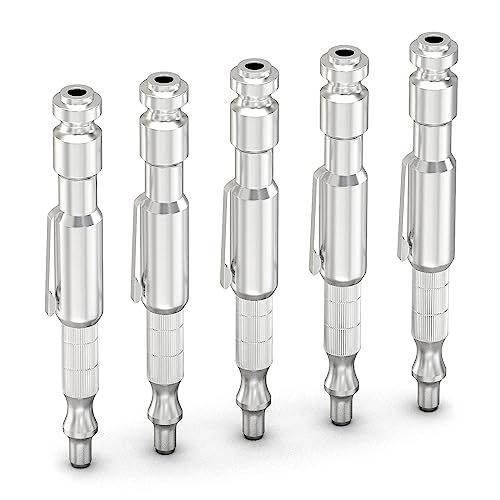 GASHER 5PCS Adjustable Pocket Air Blow Gun with 1/4' T-type Plug
