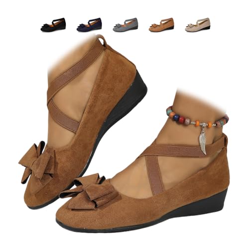 Imagen de Zapatos de cuña cómodos para mujer con soporte para el arco