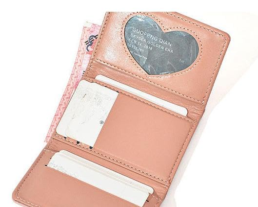 Small Wallet for Girls Women Trifolded Girl Wallet Cash Pocket Cute Y2k Card Holder Coin Purse with ID Window Personalized Gifts for Girls Ladies Women4