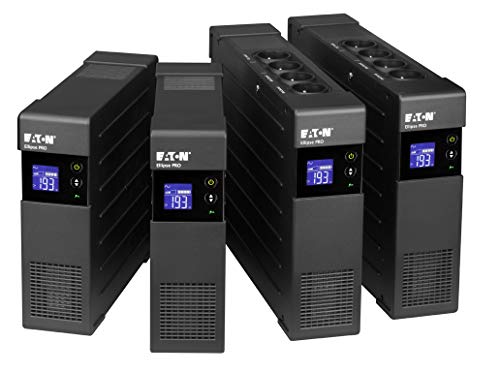 SAI Line‑Interactive Eaton Ellipse Pro 650VA 400W con pantalla LCD y tomas Schuko 2