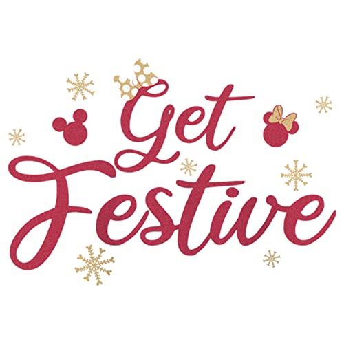 Disney Mickey Classic Get Festive Christmas Girls T-Shirt2