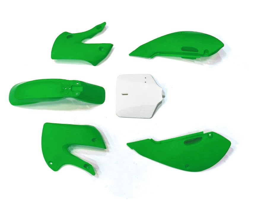 Kit plastique Type KLX110 - Vert - Dirt Bike