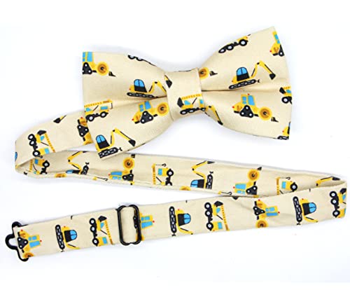 Image of OCIA Cute Pattern Pre-tied Bow Tie Adjustable Bowties for Adult & Children