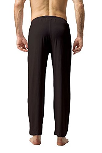 ZSHOW Lange yogabroek voor heren, zacht gebreide vrijetijdsbroek, ademend en lichte turnbroek, voor thuis, sneldrogende broek - Image 4