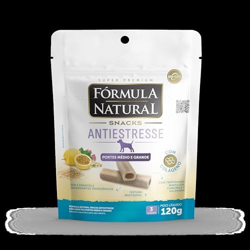 Fórmula Natural Snacks Antiestres Para Cães Adultos De Médio Port...