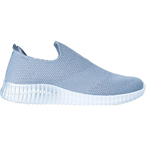 Hurry Jump Calzado Mujer Zapatillas Sin Cordones Mujer Zapatos Mujer Comodos y Ligeras para Andar Correr Trabajar Enfermera o en el Hospital - Gris - 41 Hurry Jump Calzado Mujer Zapatillas Sin Cordones Mujer Zapatos Mujer Comodos y Ligeras para Andar Correr Trabajar Enfermera o en el Hospital - Gris - 41