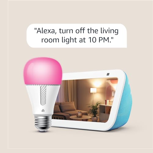 Echo Show 5 (3rd Gen, 2023 release) in Cloud Blue bundle with TP-...