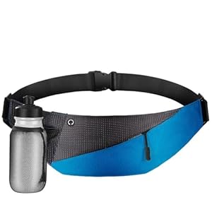 Jxxuiruieen Torba Biodrowa Sportowa Niebieska