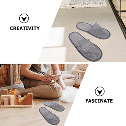 Alipis Spa de Casa para Os Hóspedes 6 Pares Unisex Descartável Spa Chinelos Não- Deslizamento Univer