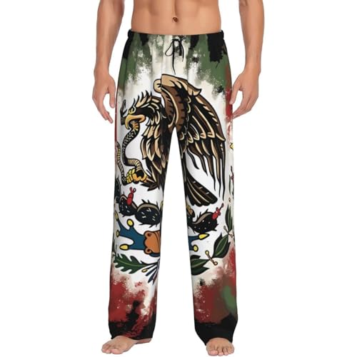 Ripped Honduras Flag Men's Pajama Pants Warm Sleepwear Pants Pajama Bottoms Lounge Pants With Pocket Drawstring