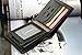 Generic Men's Fashion Bi-fold Leather Wallet ID Credit Card Holder Billfold Purse Clutch (Black)