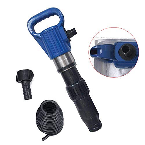 Abbruchhammer Bohrhammer Betonhammer 55 J Schlagkraft Druckluft Meißelhammer Schlaghammer Pneumatik Stemmhammer 580 mm mit Pufferfeder und Einlassanschluss 16 Mm – Bild 4