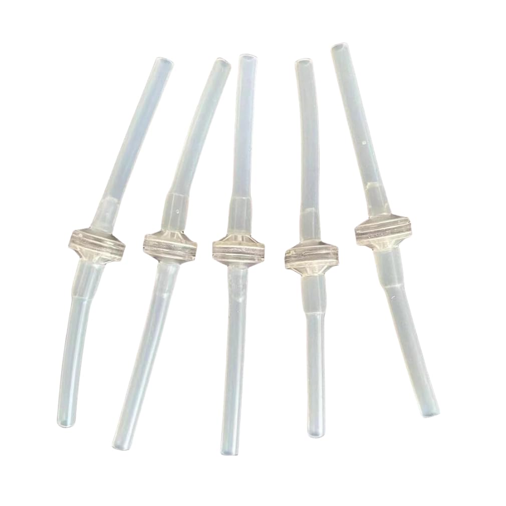10 tubos de conexión desechables de repuesto para máquina de microaguja RF fraccionaria 2 en 1